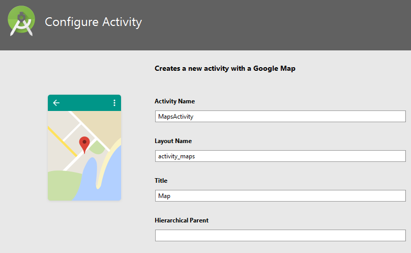 Configure Activity