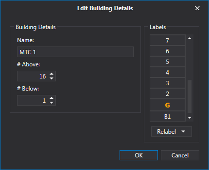 Building Editor - Building Details