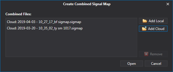Signal Maps - Combine