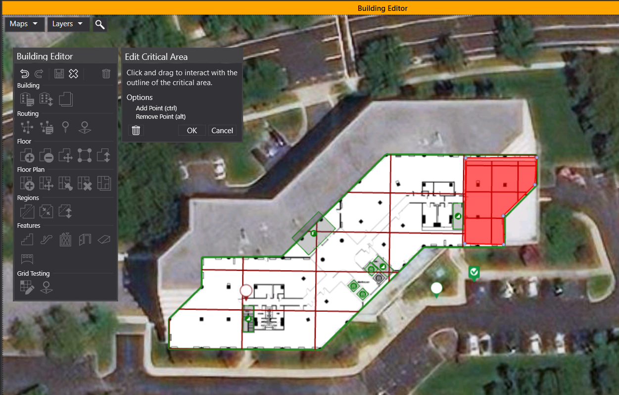 Adjust Critical Area Outline