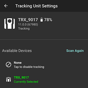 Tracker Paired