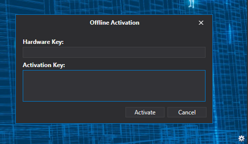 Offline activation keygen hardware id